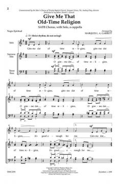 Give Me That Old Time Religion von Marques Garret 