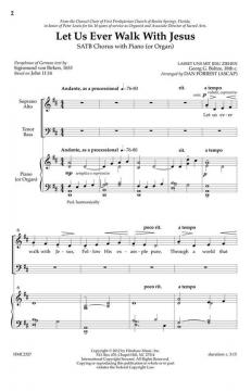Let Us Ever Walk With Jesus von Georg G. Boltze 