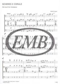 Scherzo e corale von Frigyes Hidas 