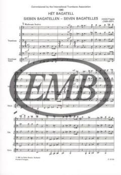 7 Bagatelles von Frigyes Hidas 