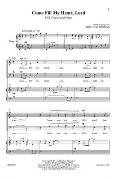 Come Fill My Heart, Lord von Tim BushongTim Bushong 