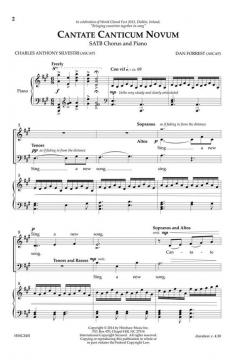 Cantate Canticum Novum von Dan Forrest 