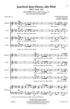 Jauchzet Dem Herrn, Alle Welt von Andre Thomas 