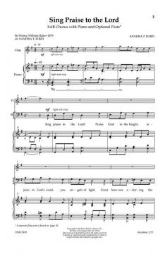 Sing Praise To The Lord von Sandra T. Ford 