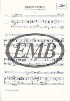 Baroque Concerto von Frigyes Hidas 