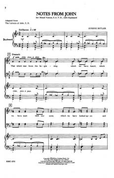 Notes From John von Eugene Butler 