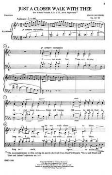 Just A Closer Walk With Thee von John Gardner 