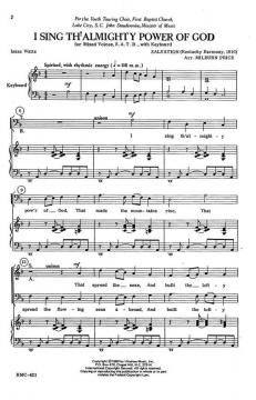 I Sing Th' Almighty Power Of God 