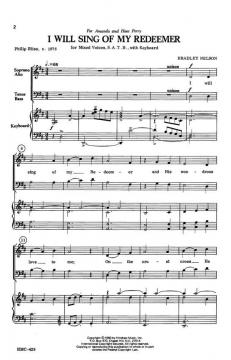 I Will Sing Of My Redeemer von Bradley Nelson 