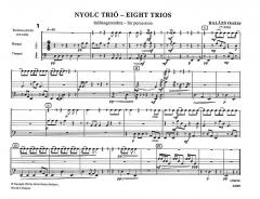 8 Trios For Percussion von Oszkar Balazs im Alle Noten Shop kaufen (Partitur)