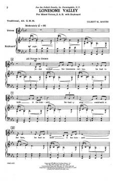 Lonesome Valley von Gilbert M. Martin 
