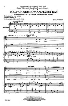 Today, Tomorrow, And Every Day von Paul Sjolund 