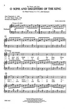 O Sons And Daughters Of The King von Paul Sjolund 