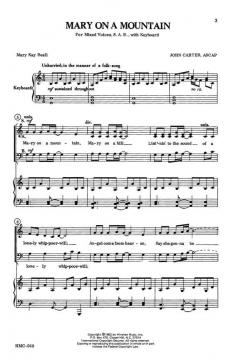 Mary On A Mountain von John Carter 