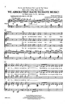 We Absolutely Have To Have Music! von Jacqueline McNairJacqueline McNair 