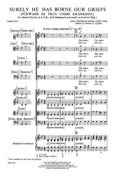 Surely He Has Borne Our Griefs von Karl Heinrich GraunKarl Heinrich GraunWalter Collins 