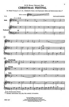 Christmas Festival von Natalie Sleeth 