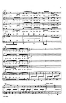 Two Nonsense Songs von Samuel Adler 