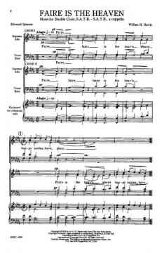 Faire Is The Heaven von Sir William Henry Harris 