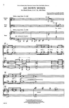 Go Down Moses von Mark Hayes 