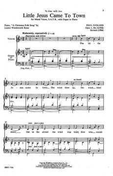 Little Jesus Came To Town von Paul Sjolund 