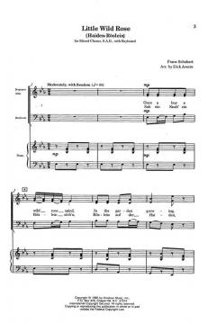 Little Wild Rose von Franz Schubert 