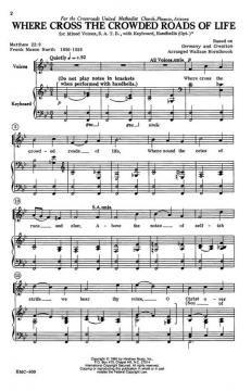 Where Cross The Crowded Roads Of Life von Wallace Hornibrook 