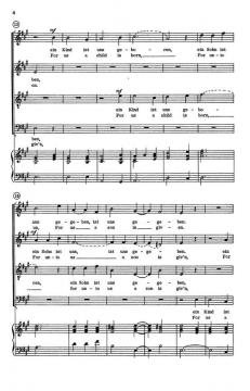 For Unto Us A Child Is Born von Heinrich Schütz 