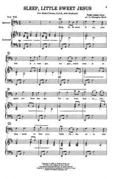 Sleep, Little Sweet Jesus 