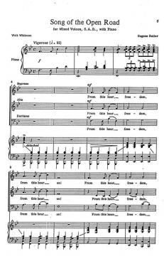 Song Of The Open Road von Eugene Butler 