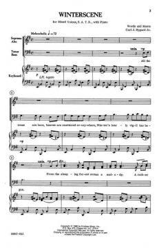 Winterscene von Carl Nygard 