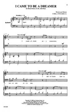 I Came To Be A Dreamer von Carl Nygard 