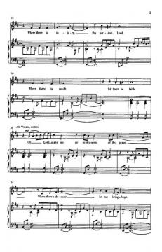 Prayer Of St Francis von Allen Pote 