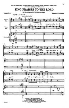 Sing Praises To The Lord von Emma Lou Diemer 