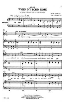 When My Lord Rose von Carl Nygard 