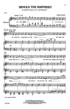 Behold The Shepherd von Natalie Sleeth 