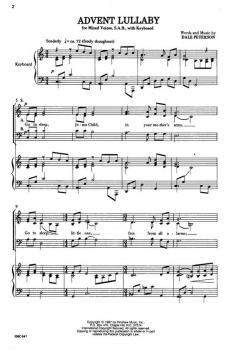 Advent Lullaby von Dale Peterson 