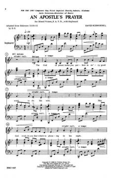 An Apostle's Prayer von David Schwoebel 