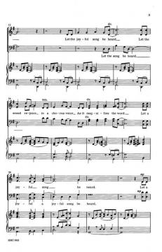 Let A Joyful Song Arise von Carl Nygard 