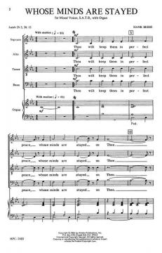 Whose Minds Are Stayed von Hank Beebe 