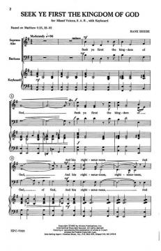 Seek Ye First The Kingdom Of God von Hank Beebe 