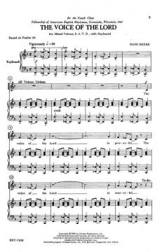 The Voice Of The Lord von Hank Beebe 