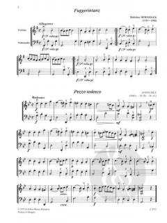 Duos for Violin and Violoncello for Beginners 1 von Arpad Pejtsik 