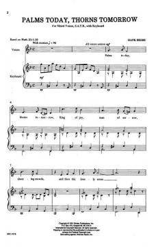 Palms Today, Thorns Tomorrow von Hank Beebe 