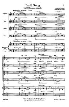 Earth Song von Frank Ticheli 