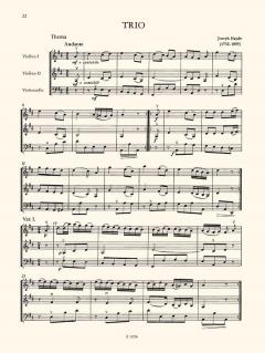 Trios for Two Violins and Violoncello 