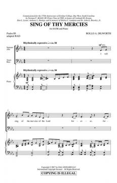 Sing Of Thy Mercies von Rollo Dilworth 