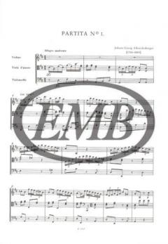 Due partite von Johann Georg Albrechtsberger 