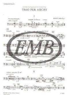 String Trio Op. 3 von Attila Bozay 