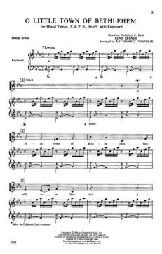 O Little Town Of Bethlehem von Lewis H. Redner 